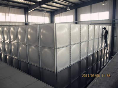 长海玻璃钢拼装水箱